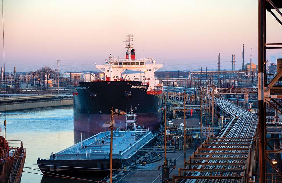 Lawyer consulting seaman client about Jones Act claim in Port Arthur – maritime law firm Gilman & Allison LLP