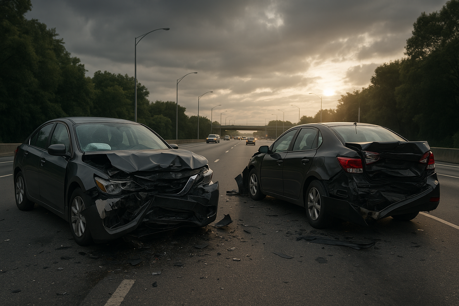 Texas personal injury lawyers meeting with client after car wreck