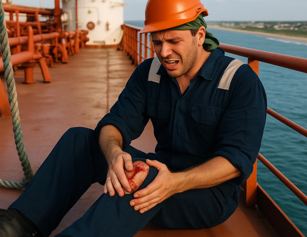 Unseaworthy vessel condition causing maritime worker injury in Texas waters